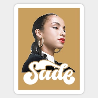 Sade // Retro 80s Style Fan Design Sticker